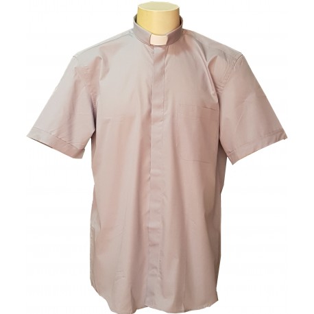 Camicia Clergy Manica Corta 100% cotone