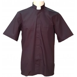 Camicia Clergy Manica Corta 100% cotone