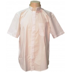 Camicia Clergy Manica Corta 100% cotone