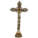 Croce su base in ottone