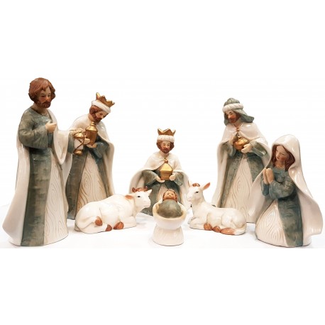 PRESEPE in CERAMICA H.21cm.